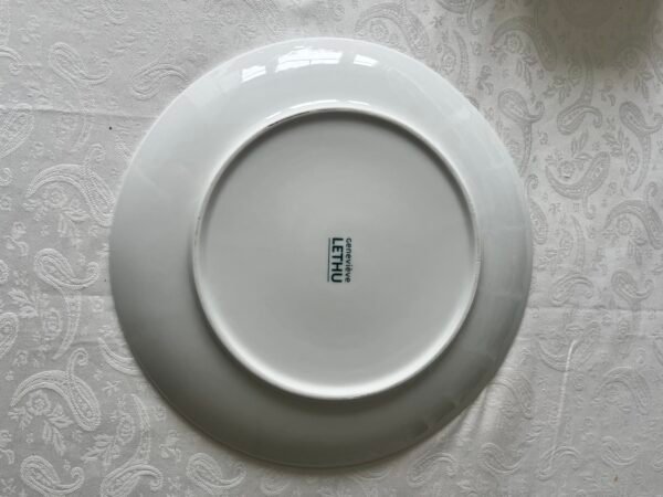 Geneviève Lethu Potager dinderbord achterkant met merkstempel