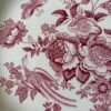 Mason's Stratford Pink grote serveerschaal detail Mason's Stratford Pink grote serveerschaal detail