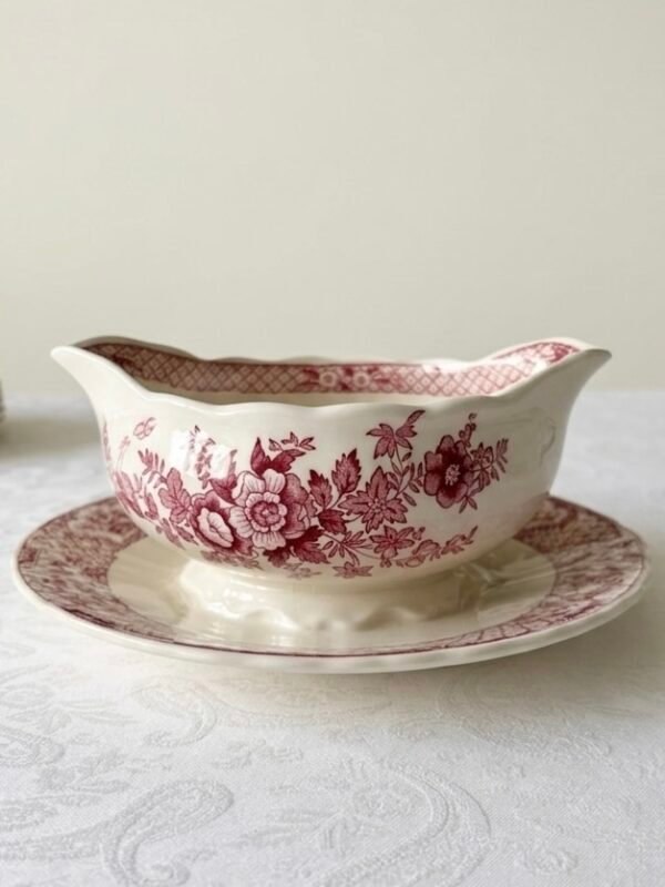 Mason's Stratford Pink sauskom met vaste schotel Mason's Stratford Pink sauskom met vaste schotel