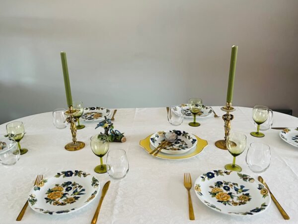 Pillivuyt France – Décor Spécial “Oiseaux et Fleurs” – Ontbijtborden Pillivuyt France – Décor Spécial “Oiseaux et Fleurs” – Ontbijtborden