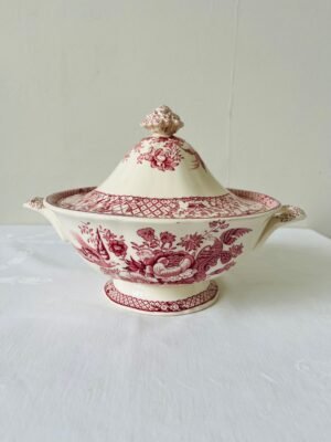 Mason’s Stratford Pink – Dekschaal / Terrine met Deksel (Covered Bowl / Tureen with Lid)