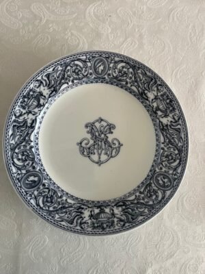 Minton & Co England – Florentine | Set van 6 Antieke Dinerborden (Ø23 cm) Minton & Co England – Florentine | Set van 6 Antieke Dinerborden (Ø23 cm)