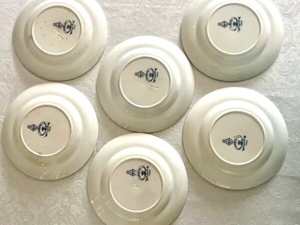 Set van 6 Ontbijtborden / Dessertborden - Salad Plates / Dessert Plates