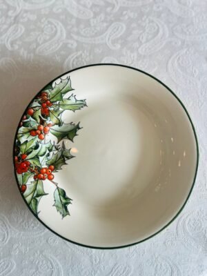 Faïencerie de Gien France – Le Houx | Dessertbord / Salad Plate (Ø18,5 cm) Faïencerie de Gien France – Le Houx | Dessertbord / Salad Plate (Ø18,5 cm)