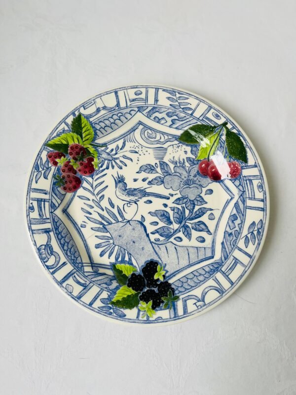 Faïencerie de Gien France – Oiseau Blue Fruits | Dinerbord / Dinner Plate (Ø27,4 cm) Faïencerie de Gien France – Oiseau Blue Fruits | Dinerbord / Dinner Plate (Ø27,4 cm)