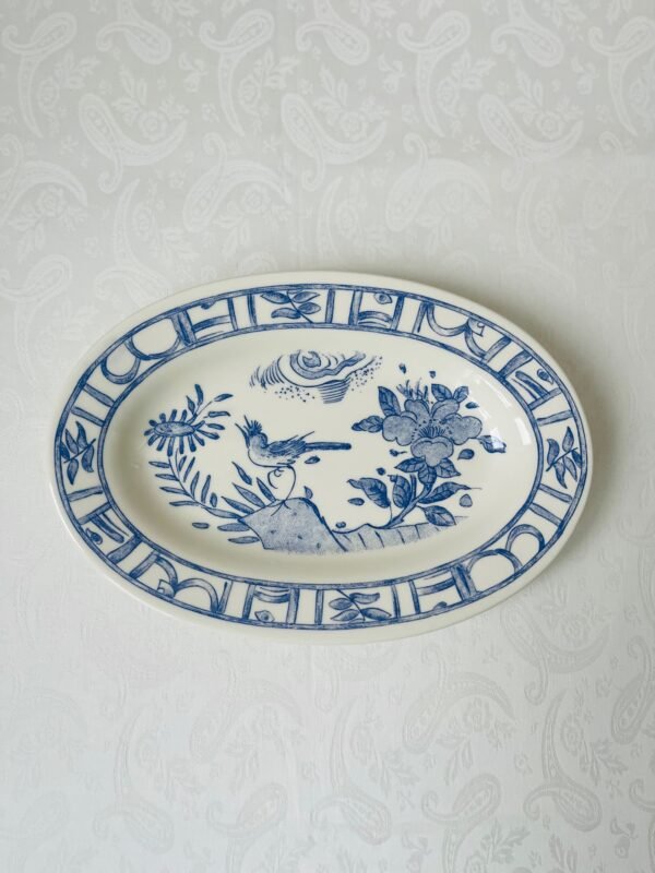 Faïencerie de Gien France – Oiseau Blue | Kleine Ovale Serveerschaal (23,3 x 16,2 cm) Faïencerie de Gien France – Oiseau Blue | Kleine Ovale Serveerschaal (23,3 x 16,2 cm)