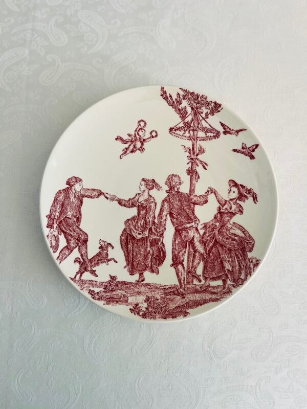 Faïencerie de Gien France – Les Délices des Quatre Saisons (1789–1792) – Ontbijtborden / Breakfast Plates / Salad Plates Faïencerie de Gien France – Les Délices des Quatre Saisons (1789–1792) – Ontbijtborden / Breakfast Plates / Salad Plates
