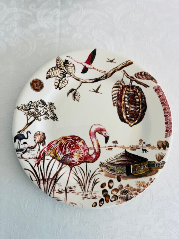 Faïencerie de Gien France – “Cacao” – Ontbijtborden / Dessertborden