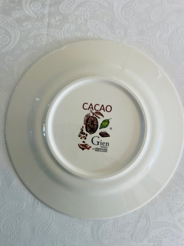 Faïencerie de Gien France – “Cacao” – Ontbijtborden / Dessertborden