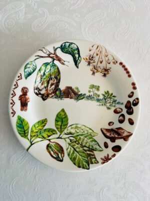 Faïencerie de Gien France – Cacao – Gebaksbordjes / Cake Plates Faïencerie de Gien France – Cacao – Gebaksbordjes / Cake Plates