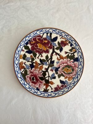 Faïencerie de Gien France – Pivoines – Taartbord / Sierbord (1875) Faïencerie de Gien France – Pivoines – Taartbord / Sierbord (1875)