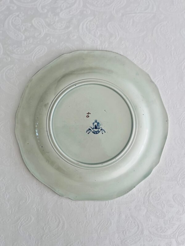 Faïencerie de Gien France – Corne d’Abondance – Bord (1830–1870) Faïencerie de Gien France – Corne d’Abondance – Bord (1830–1870)