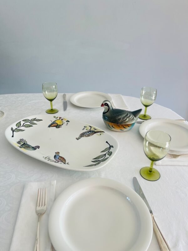 Faïencerie de Gien France – Recettes de Gibier – Royale Serveerschaal Faïencerie de Gien France – Recettes de Gibier – Royale Serveerschaal