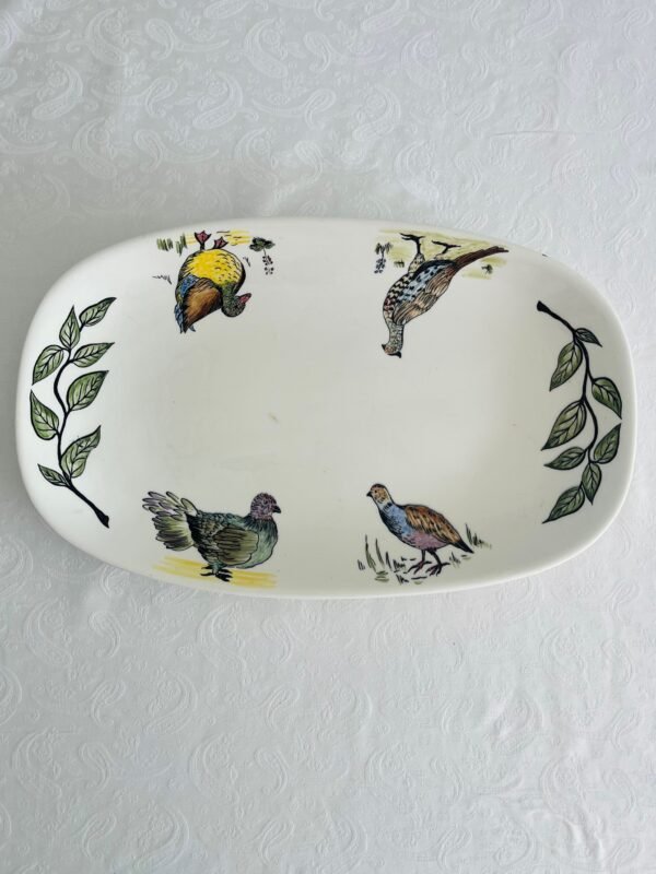 Faïencerie de Gien France – Recettes de Gibier – Royale Serveerschaal Faïencerie de Gien France – Recettes de Gibier – Royale Serveerschaal