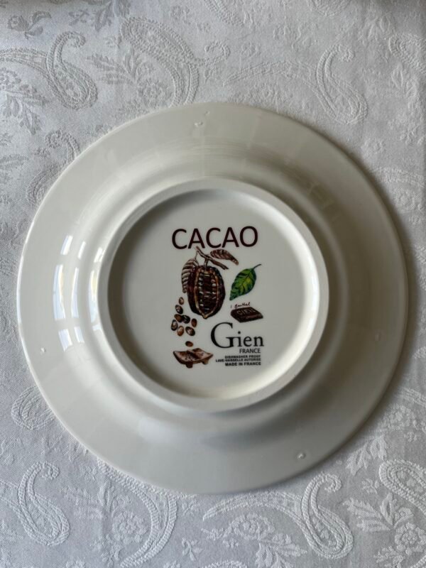 Gien Cacao set van 6 gebaksbordjes