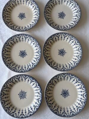 Gien Florentin dinerborden set van 6 bovenaanzicht