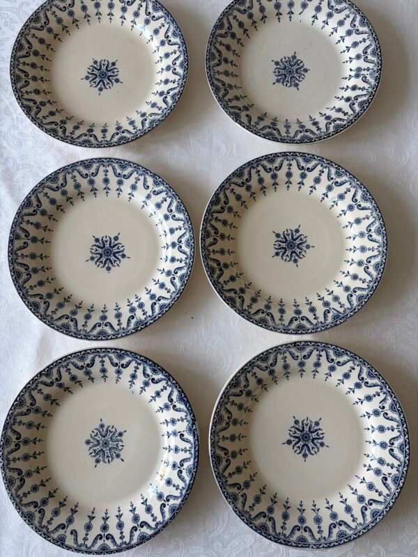 Gien Florentin dinerborden set van 6 bovenaanzicht