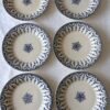 gien florentin set van 6 dinerborden naast elkaar