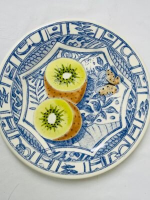 gien oiseau bleu-fruits-ontbijtbord-kiwi