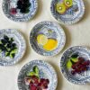 gien oiseau-blue-fruits-ontbijtborden-set-van-6