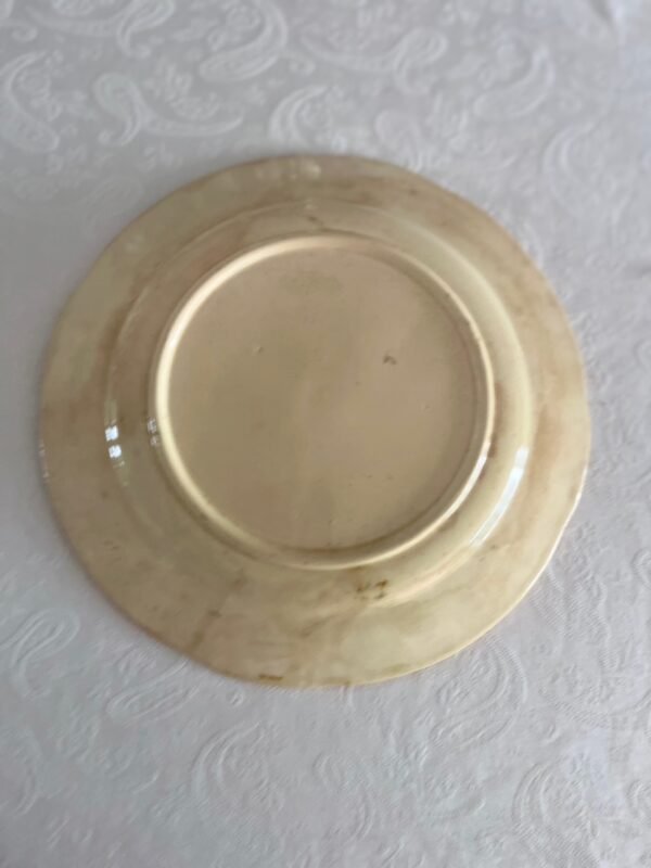 Barbotine – Jeanne d’Arc – Antiek Bord Barbotine – Jeanne d’Arc – Antiek Bord