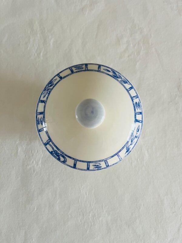 Faïencerie de Gien France – Oiseau Bleu – Melkkan & Suikerpot Faïencerie de Gien France – Oiseau Bleu – Melkkan & Suikerpot