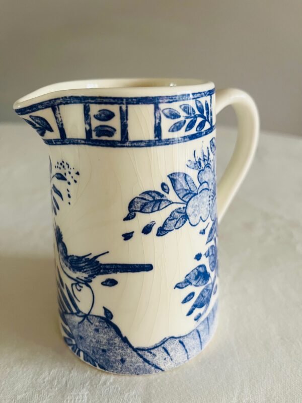 Faïencerie de Gien France – Oiseau Bleu – Melkkan & Suikerpot Faïencerie de Gien France – Oiseau Bleu – Melkkan & Suikerpot