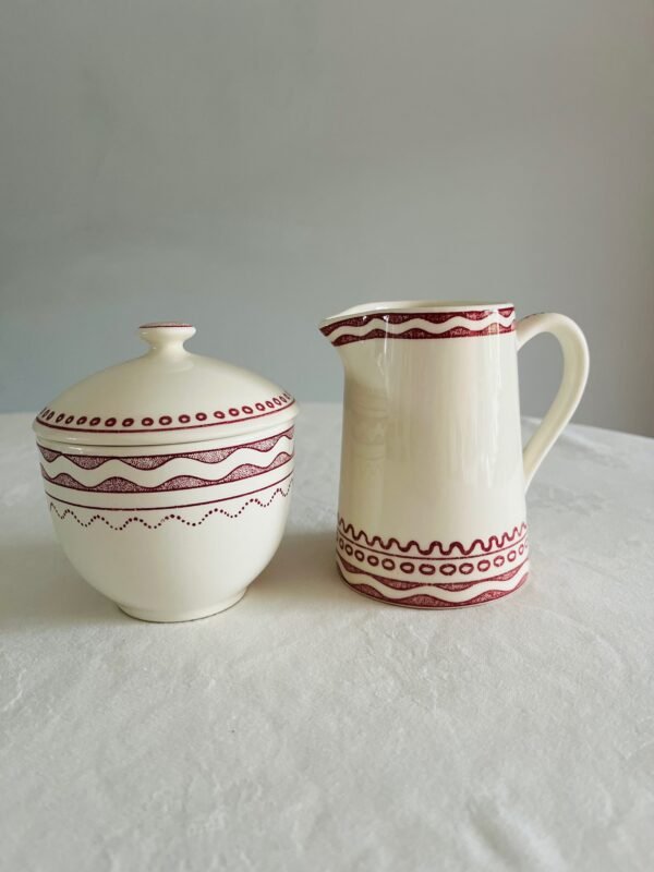 Faïencerie de Gien France – Aurélie – Melkkan & Suikerpot Faïencerie de Gien France – Aurélie – Melkkan & Suikerpot