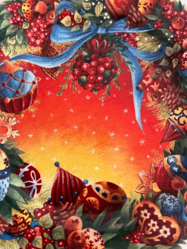 Faïencerie de Gien France – Joyeuses Fêtes – Ontbijtbord / Sierbord Faïencerie de Gien France – Joyeuses Fêtes – Ontbijtbord / Sierbord