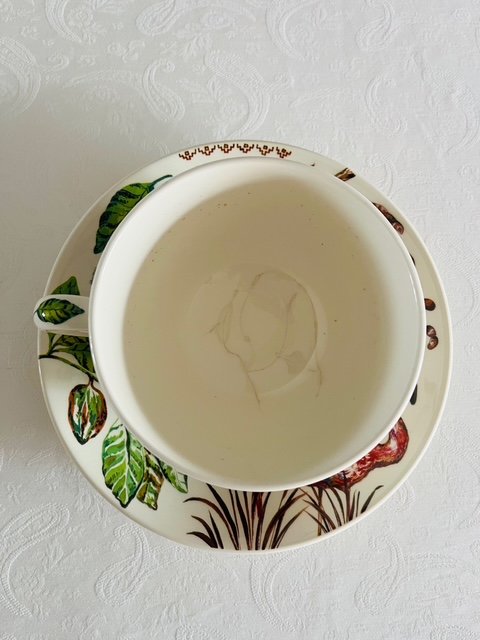 Faïencerie de Gien France – Cacao – Kop en Schotel / Cup and Saucer Faïencerie de Gien France – Cacao – Kop en Schotel / Cup and Saucer