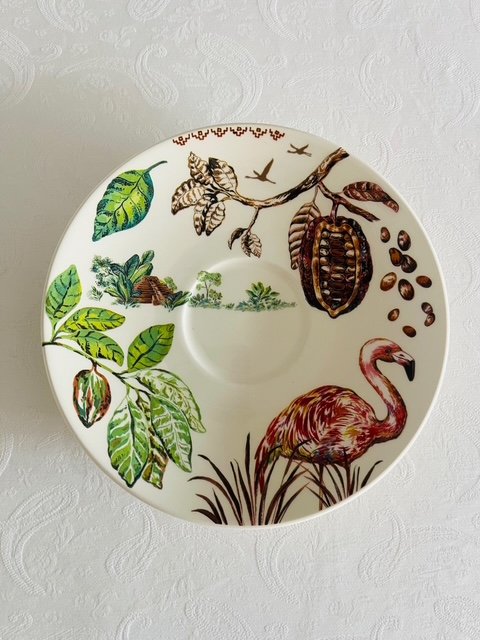 Faïencerie de Gien France – Cacao – Kop en Schotel / Cup and Saucer Faïencerie de Gien France – Cacao – Kop en Schotel / Cup and Saucer