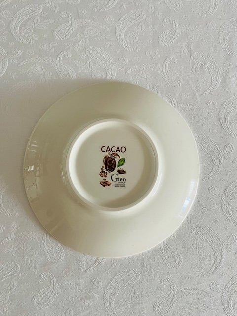 Faïencerie de Gien France – Cacao – Kop en Schotel / Cup and Saucer Faïencerie de Gien France – Cacao – Kop en Schotel / Cup and Saucer