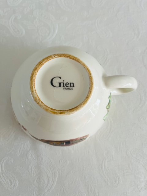 Faïencerie de Gien France – Cacao – Kop en Schotel / Cup and Saucer Faïencerie de Gien France – Cacao – Kop en Schotel / Cup and Saucer