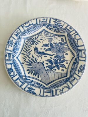 Faïencerie de Gien France – Oiseau Bleu – Dinerborden / Dinner Plates Faïencerie de Gien France – Oiseau Bleu – Dinerborden / Dinner Plates