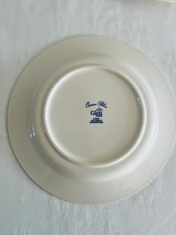 Faïencerie de Gien France – Oiseau Bleu – Dinerborden / Dinner Plates Faïencerie de Gien France – Oiseau Bleu – Dinerborden / Dinner Plates