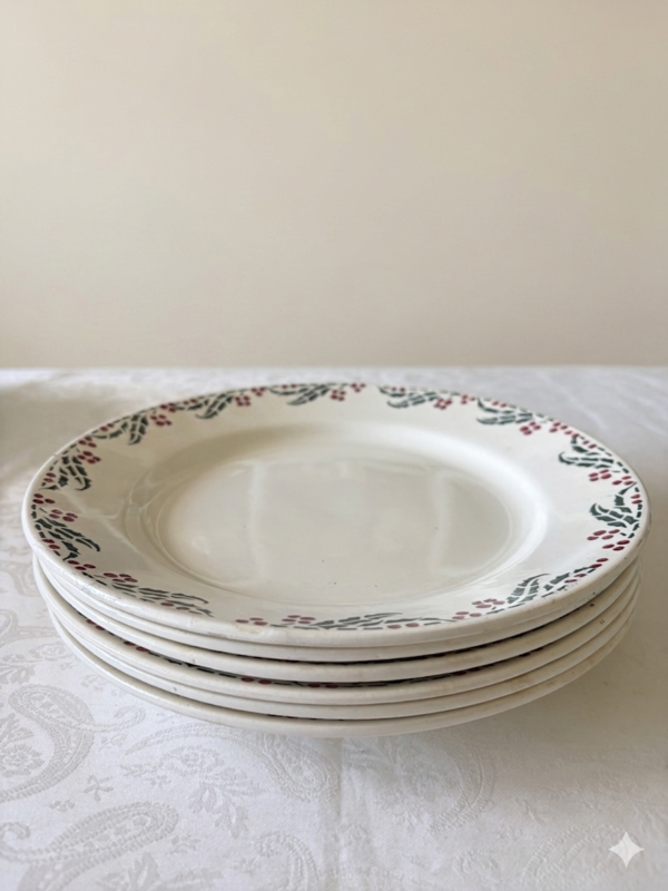 Choisy le Roi dinerborden set van 6 stapel