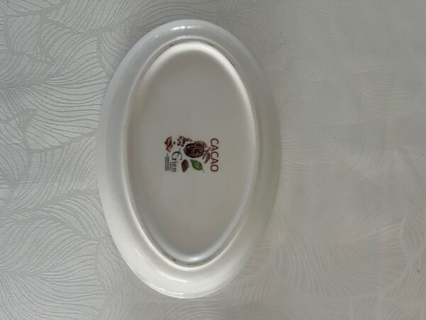 Faïencerie de Gien France – Cacao – Ovaal Presenteerschaaltje / Oval Serving Dish Faïencerie de Gien France – Cacao – Ovaal Presenteerschaaltje / Oval Serving Dish