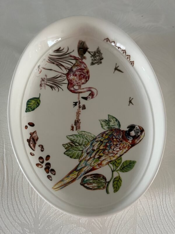 Faïencerie de Gien France – Cacao – Ovaal Presenteerschaaltje / Oval Serving Dish Faïencerie de Gien France – Cacao – Ovaal Presenteerschaaltje / Oval Serving Dish