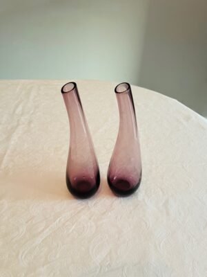 Tafelaccessoires – Paarse Vaasjes (Set van 2)