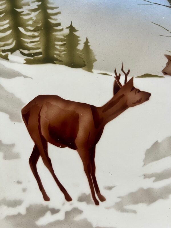 Decoratief Wandbord – ‘Herten in de Winter’ – Art Deco Stijl (Villeroy & Boch Inspired) Decoratief Wandbord – ‘Herten in de Winter’ – Art Deco Stijl (Villeroy & Boch Inspired)