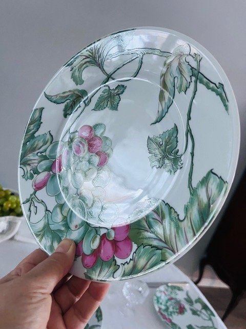 Philippe Deshoulières Limoges – Vendanges by Patrick Frey – Ontbijtborden / Dessertborden / Luncheon Plates (Set van 10)