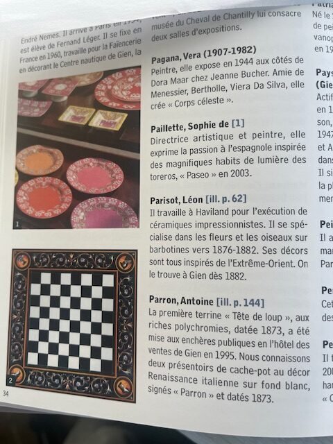 Faïencerie de Gien – Paseo – Grote Serveerschaal Roze – Large Serving Platter Pink