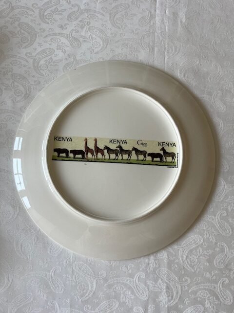 Faïencerie de Gien – Kenya – Taartbord