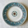 Wedgwood – Florentine W2714 Turquoise – Ontbijtbord / Dessertbord – Dessert Plate / Salad Plate (Set van 2)