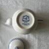 Gien Aurelie bleu grote theepot onderkant met merkstempel