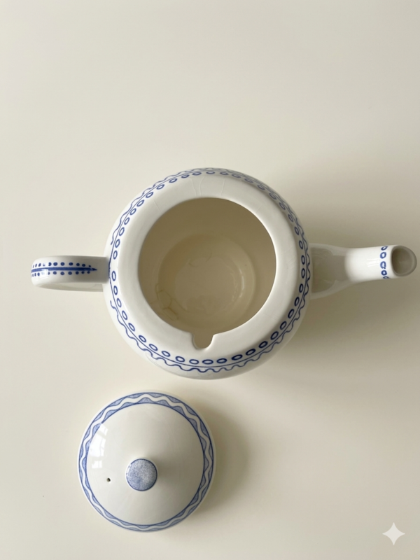 Gien Aurélie Bleu Theepot 1,2 liter