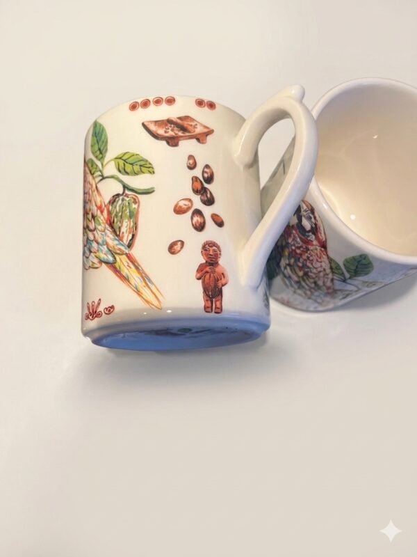 gien cacao mokken set van 2 detail zijkant Gien Cacao Mok detail zijkant