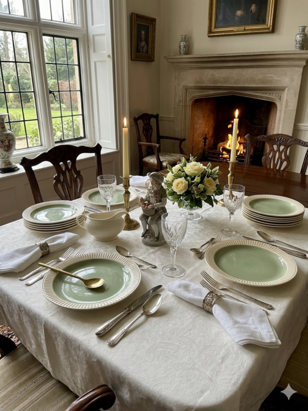 IMG_0634 Villeroy & Boch Capri soepborden set van 6 op gedekte tafel