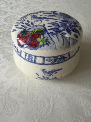 Gien Oiseau Bleu Fruits bonbonniere