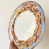 Exclusief Gien Feuilles de Chene plat dinerbord uit de jaren 90 voor een herfsttafel